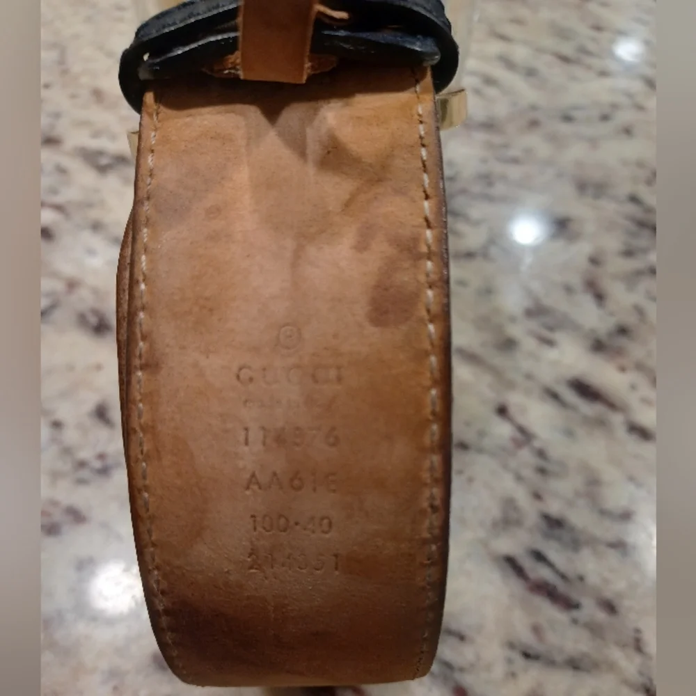 MEN'S GUCCI BELT - Picture 4 of 4